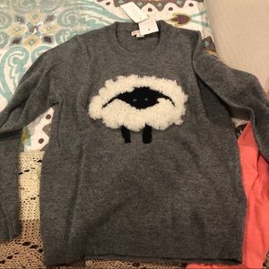 Long sleeve heather gray sweater